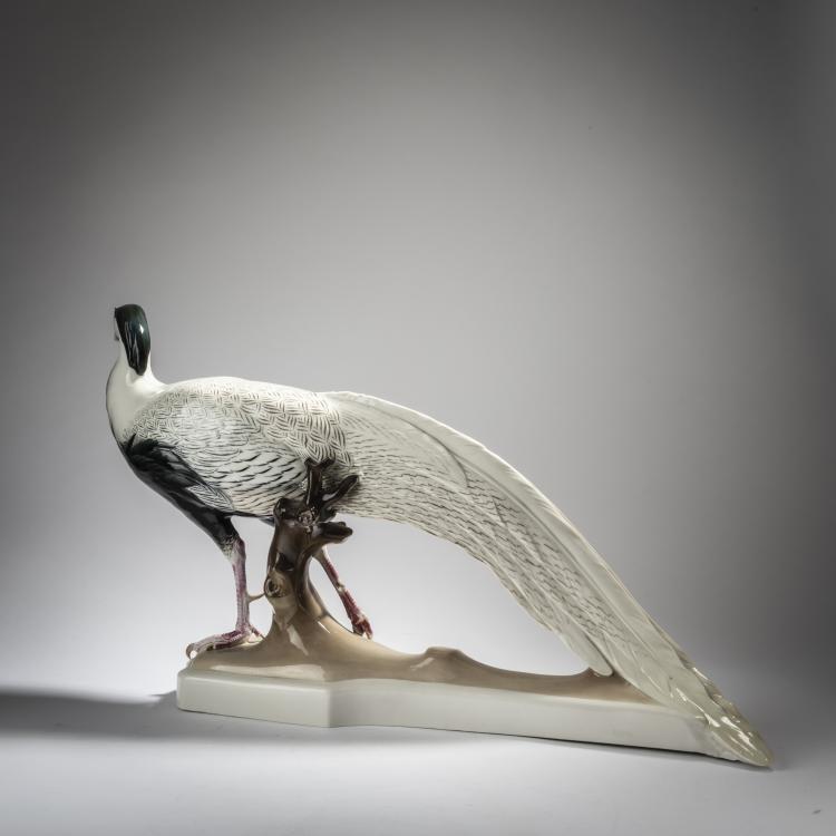 Bild 3 zu Objekt, Silver Pheasant, 1914, Theodor K&auml;rner, Nymphenburg, KPM, 153C 567
