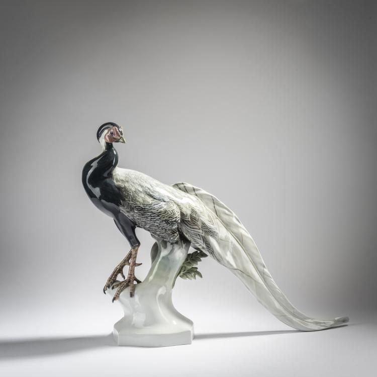 Bild 1 zu Objekt, Small silver pheasant, 1923, Theodor K&auml;rner, Rosenthal, Selb, 153C 573