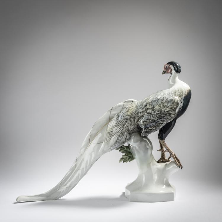 Bild 2 zu Objekt, Small silver pheasant, 1923, Theodor K&auml;rner, Rosenthal, Selb, 153C 573