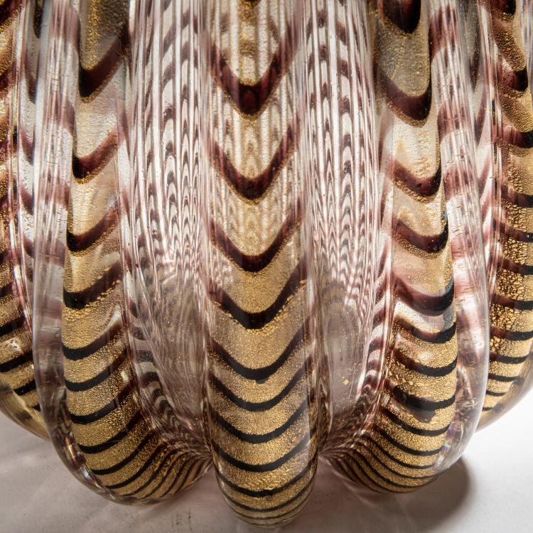 Bild 3 zu Objekt, Vase 'Zebrato', 1949, Ercole Barovier, Barovier & Toso, Murano, 152C 705