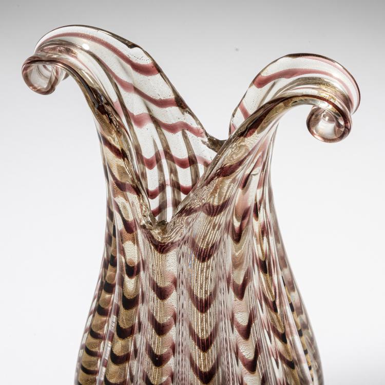 Bild 4 zu Objekt, Vase 'Zebrato', 1949, Ercole Barovier, Barovier & Toso, Murano, 152C 705