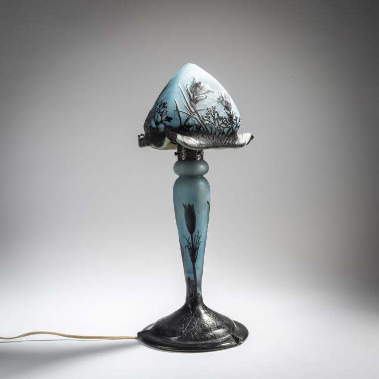 Bild 2 zu Objekt, Tischleuchte 'An&eacute;mones pulsatilles', 1913, Daum Fr&egrave;res, Nancy, 153B 172