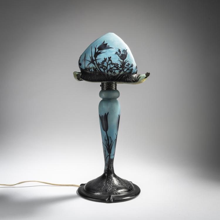 Bild 3 zu Objekt, Tischleuchte 'An&eacute;mones pulsatilles', 1913, Daum Fr&egrave;res, Nancy, 153B 172