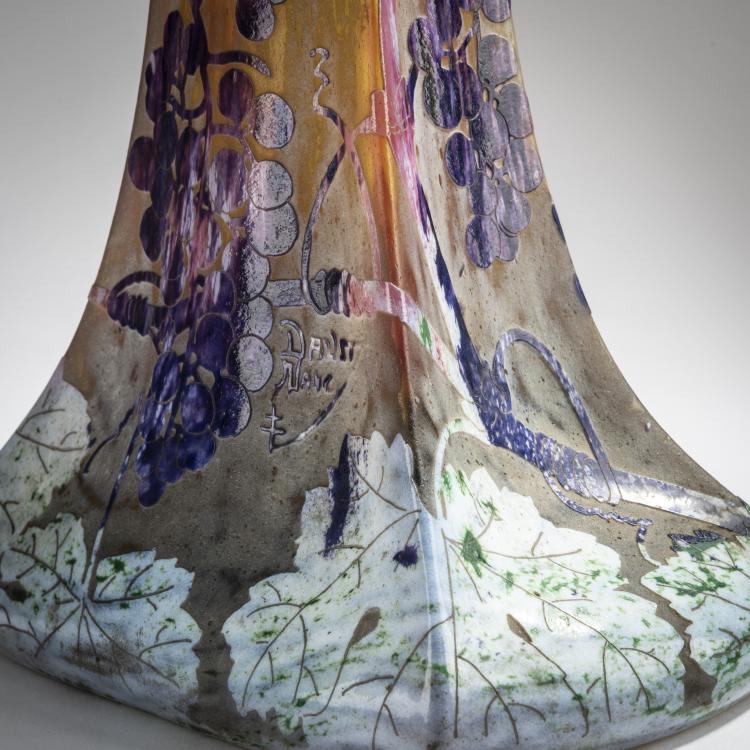 Bild 4 zu Objekt, Tall 'Vigne' vase, 1903/04, Henri Berg&eacute;, Daum Fr&egrave;res, Nancy, 153B 115