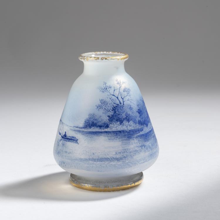 Bild 2 zu Objekt, Vase 'Delft', um 1898, Daum Fr&egrave;res, Nancy, 153B 101