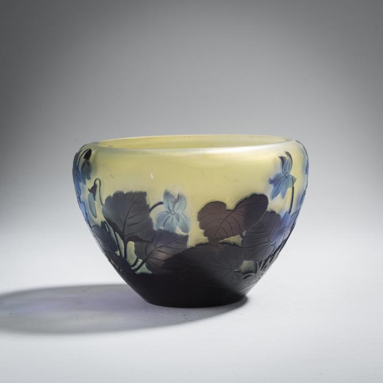 Bild 1 zu Objekt, Schale 'Violettes', 1908-14, Gall&eacute;, Etablissements, Nancy, 153B 223