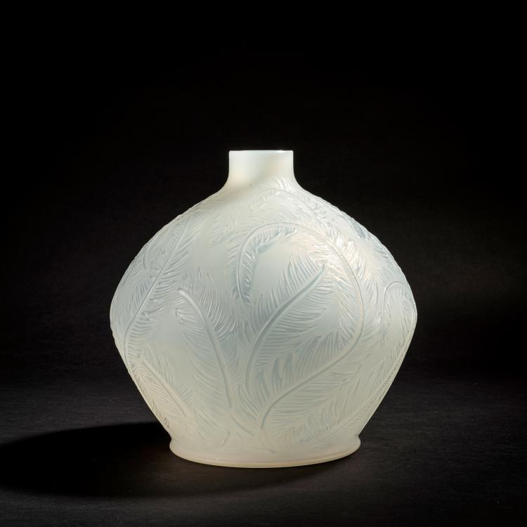 Hauptbild zu Objekt, Vase 'Plumes', 1920, Suzanne Lalique, Lalique, Ren&eacute;, Combs-la-Ville, 153A 5