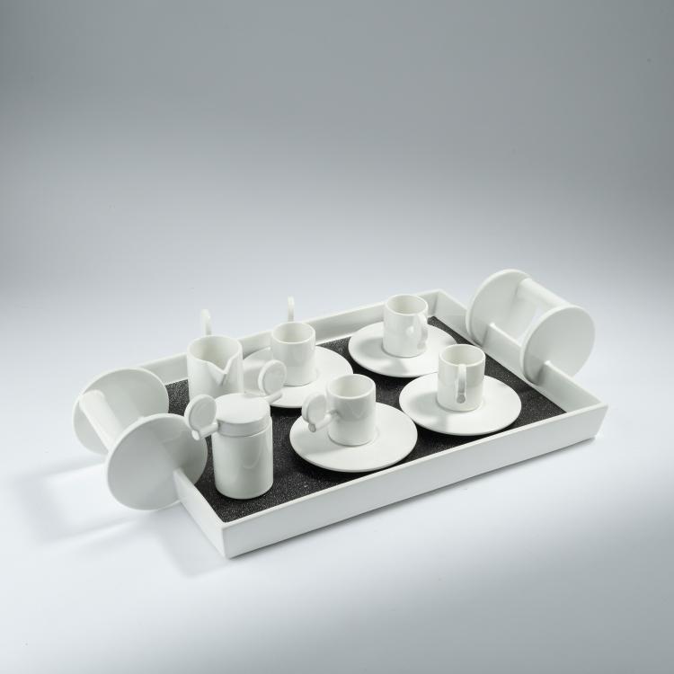 Bild 1 zu Objekt, Service 'Discolo' with tray 'Discolaccio', 1985, Michele De Lucchi, Tendentse, Sesto Fiorentino, 152A 312