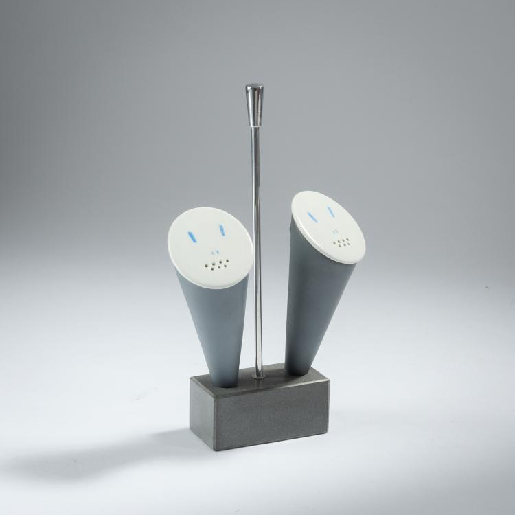 Bild 1 zu Objekt, Condiment stand 'Porta sale-pepe', 1987, Andrea Branzi, Alessi Tendentse, Crusinallo, 152A 318