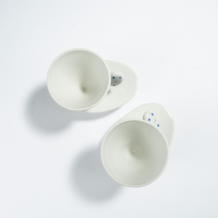 Bild 2 zu Objekt, Set of two 'Tatzina' espresso cups, 1986, Andrea Branzi, Alessi,Tendentse, Crusinallo, 152A 316