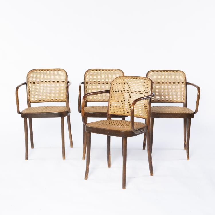 Bild 2 zu Objekt, Eight 'Prague' chairs '8114', 1930s, Josef Frank,Oswald Haerdtl,Josef Hoffmann, FMG, Polen, 152B 361