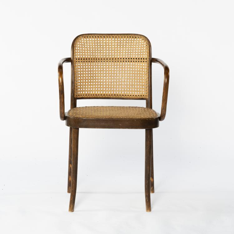 Bild 6 zu Objekt, Eight 'Prague' chairs '8114', 1930s, Josef Frank,Oswald Haerdtl,Josef Hoffmann, FMG, Polen, 152B 361