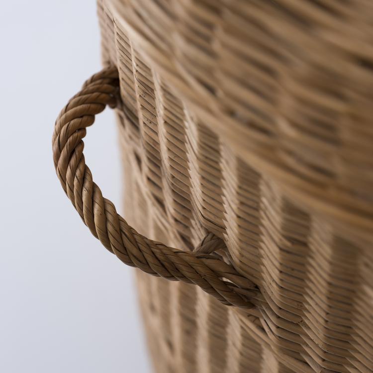 Bild 4 zu Objekt, Korbtonne mit Deckel, um 1965, Italien, 152A 182