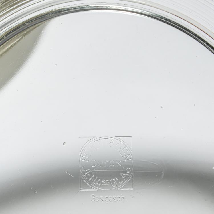 Bild 2 zu Objekt, Set of five soup plates and six dinner plates, 1931, Wilhelm Wagenfeld, Jenaer Glaswerke Schott & Gen., 152B 474