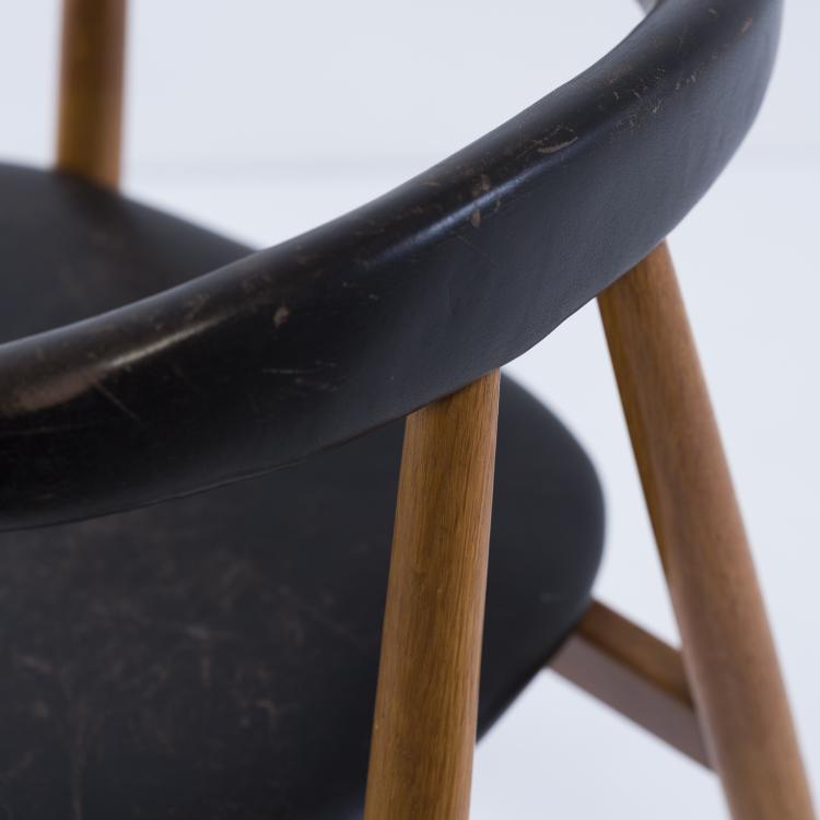 Bild 1 zu Objekt, Armchair, 1950s, Helmut Magg, Deutsche Werkst&auml;tten, M&uuml;nchen (zugeschrieben), 152B 464