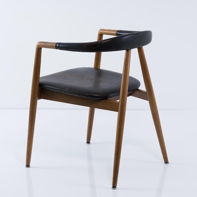 Bild 2 zu Objekt, Armchair, 1950s, Helmut Magg, Deutsche Werkst&auml;tten, M&uuml;nchen (zugeschrieben), 152B 464