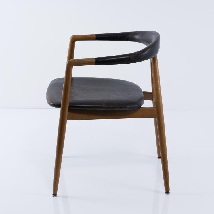 Bild 6 zu Objekt, Armchair, 1950s, Helmut Magg, Deutsche Werkst&auml;tten, M&uuml;nchen (zugeschrieben), 152B 464
