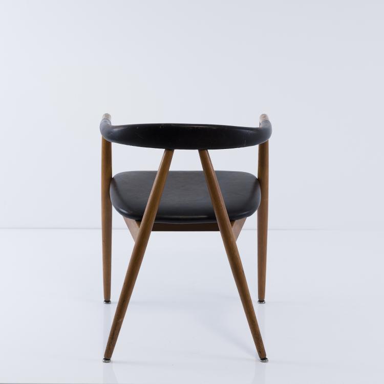 Bild 7 zu Objekt, Armchair, 1950s, Helmut Magg, Deutsche Werkst&auml;tten, M&uuml;nchen (zugeschrieben), 152B 464