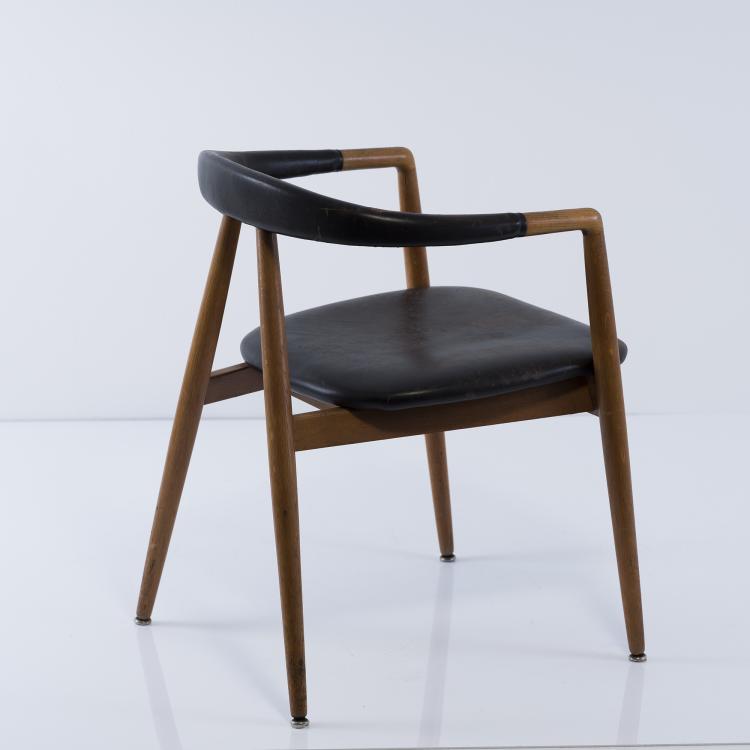 Bild 8 zu Objekt, Armchair, 1950s, Helmut Magg, Deutsche Werkst&auml;tten, M&uuml;nchen (zugeschrieben), 152B 464