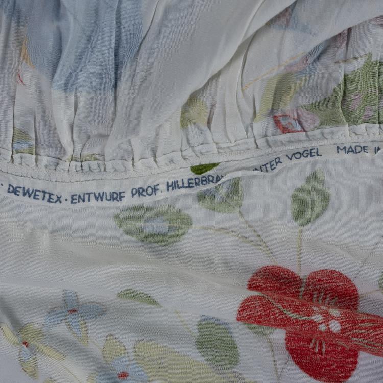 Bild 1 zu Objekt, 'Bunter Vogel' fabric made as a bedspread, 1957, Josef Hillerbrand, Deutsche Werkst&auml;tten, M&uuml;nchen, 152B 487