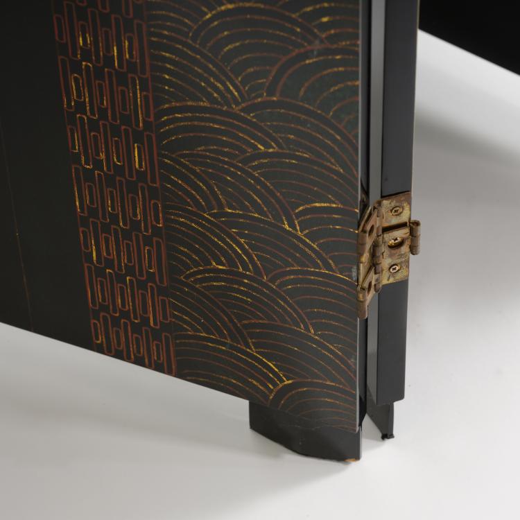 Bild 3 zu Objekt, Screen 'Quatre Figures', 1929, Jean Dunand (after), Frankreich, 153C 762