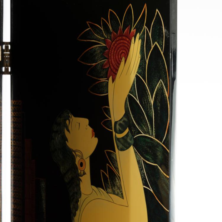 Bild 7 zu Objekt, Screen 'Quatre Figures', 1929, Jean Dunand (after), Frankreich, 153C 762