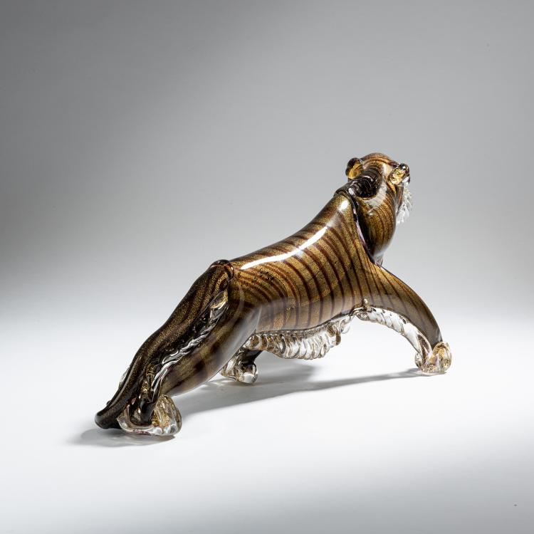 Bild 1 zu Objekt, Tiger, c. 1950, A.Ve.M., Murano, 152C 745