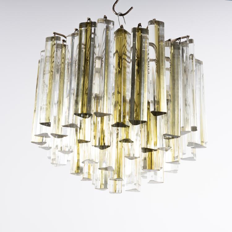 Bild 1 zu Objekt, Deckenleuchte aus der Serie 'Trilobo', 1960er Jahre, Venini & C., Murano, 152A 160