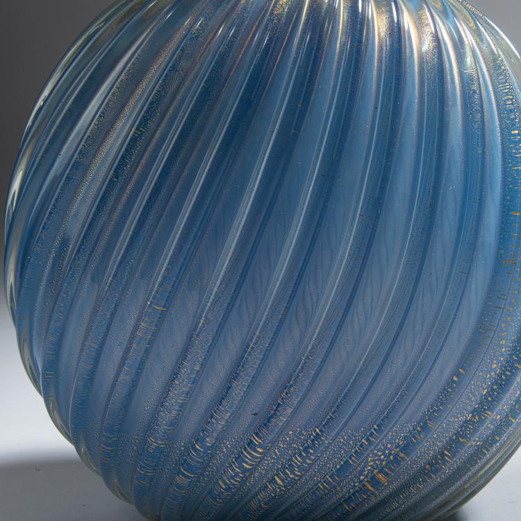 Bild 2 zu Objekt, Vase 'Opalino a coste', um 1955, Archimede Seguso, Seguso, Archimede, Murano, 152C 798
