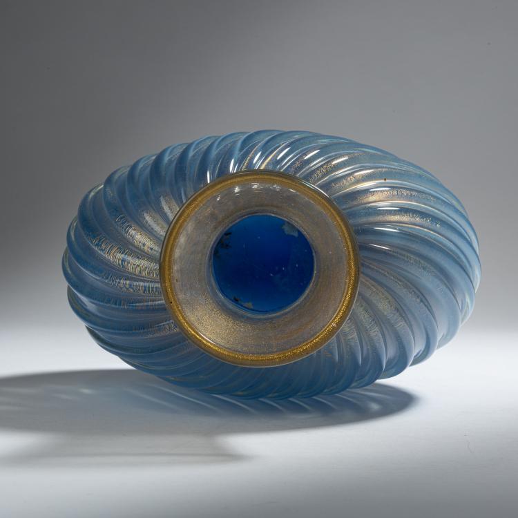 Bild 4 zu Objekt, Vase 'Opalino a coste', um 1955, Archimede Seguso, Seguso, Archimede, Murano, 152C 798