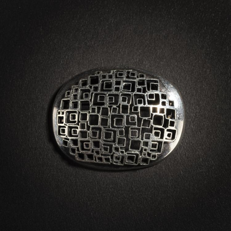 Hauptbild zu Objekt, 'Kultakenno' Brooch, 1969, Liisa Vitali, Kultakeskus Oy, H&auml;meenlinna, 154C 345