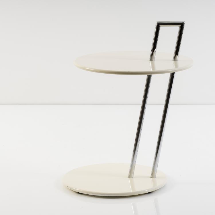 Bild 1 zu Objekt, Side table 'E-97', c. 1925-30, Eileen Gray, Vereinigte Werkst&auml;tten, M&uuml;nchen, 152B 372