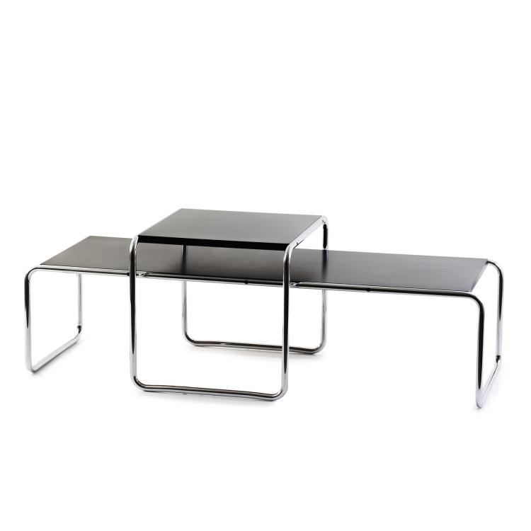 Bild 2 zu Objekt, Set of two sofa tables 'B-9' - 'Laccio', 1925/26, Marcel Breuer, Knoll International, New York oder Thonet, Frankenberg Gavina, 152B 373