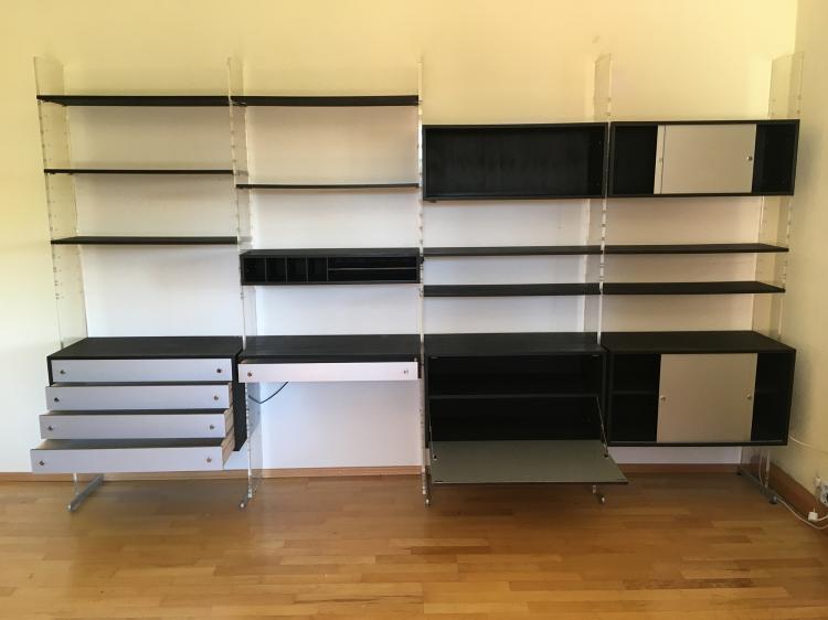 Bild 1 zu Objekt, Regalsystem, um 1970, Poul N&ouml;rreklit, Petersens, Georg, M&ouml;belfabrik, Farum, 152B 563