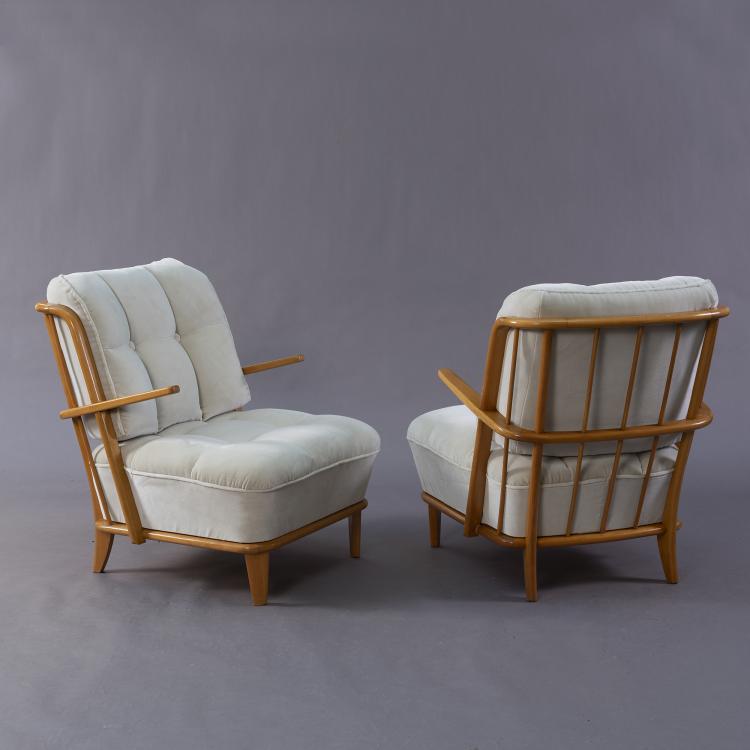 Bild 2 zu Objekt, Zwei Armlehnsessel, 1940er Jahre, Schweden, 152B 394