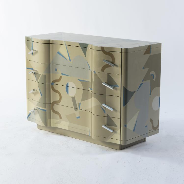Hauptbild zu Objekt, Chest of drawers 'Cetonia', 1984, Alessandro Mendini, Zanotta, Mailand, 152A 351