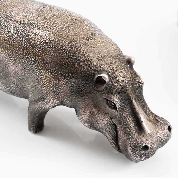 Bild 5 zu Objekt, Set of two hippos, 1970s, Almazan, Spanien, 152B 490