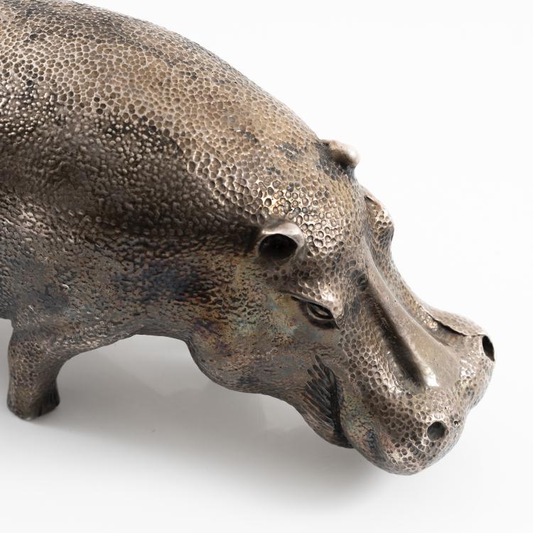 Bild 6 zu Objekt, Set of two hippos, 1970s, Almazan, Spanien, 152B 490