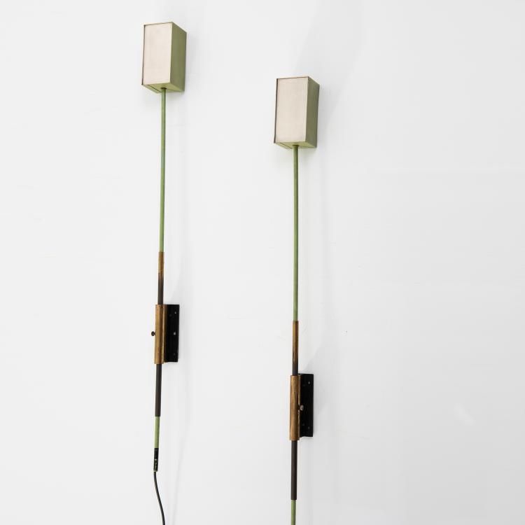 Bild 3 zu Objekt, Zwei Wandleuchten, um 1957, Italien, 152A 65