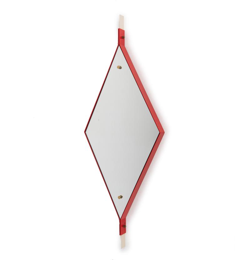 Bild 1 zu Objekt, Wandspiegel 'Raute', um 1965, Italien, 152A 188