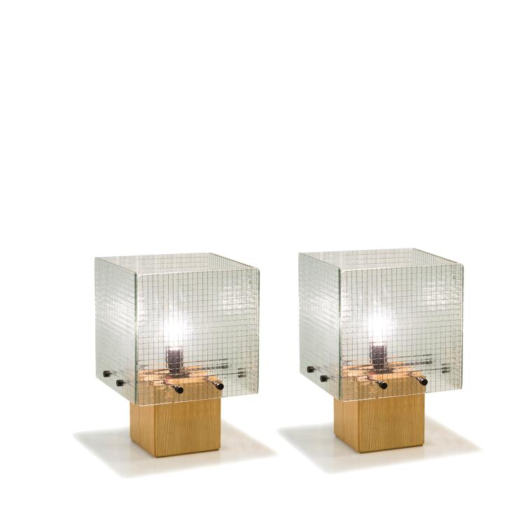 Bild 1 zu Objekt, Set of two table lights, c. 1968, Luigi Massoni (in the style of), Italien, 152A 197