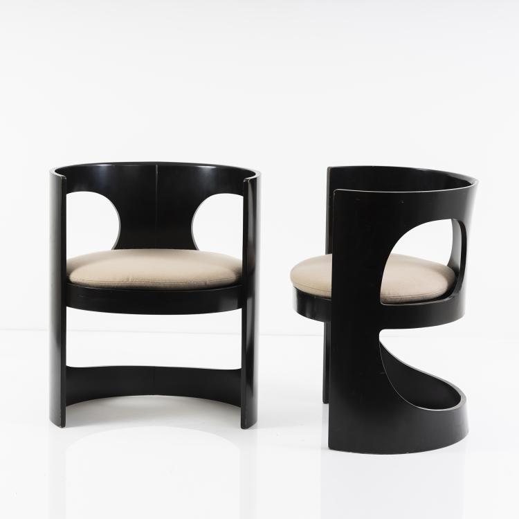 Bild 2 zu Objekt, Set of two 'Pre-Pop' lounge chairs, 1971, Arne Jacobsen, Asko Oy, 152B 558