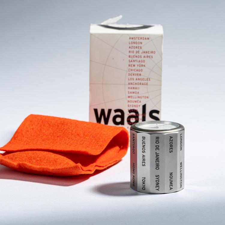 Bild 1 zu Objekt, World Time Clock 'Waals World Time Clock', 2001, Charlotte van der Waals, Seiko, Japan, 152B 519