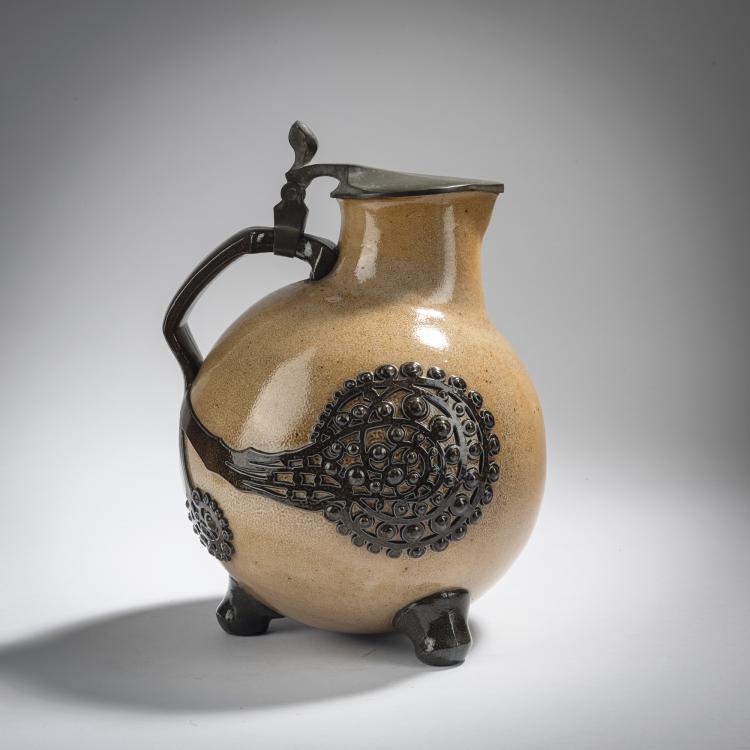 Hauptbild zu Objekt, Beer jug, 1902, Richard Riemerschmid, Merkelbach, Reinhold, Grenzhausen, 153C 560