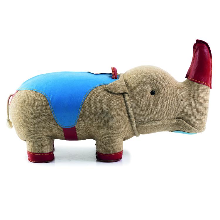 Hauptbild zu Objekt, Rhino, c. 1968, Renate M&uuml;ller, M&uuml;ller, Renate, Therapeutisches Spielzeug, Sonneberg, 152B 553