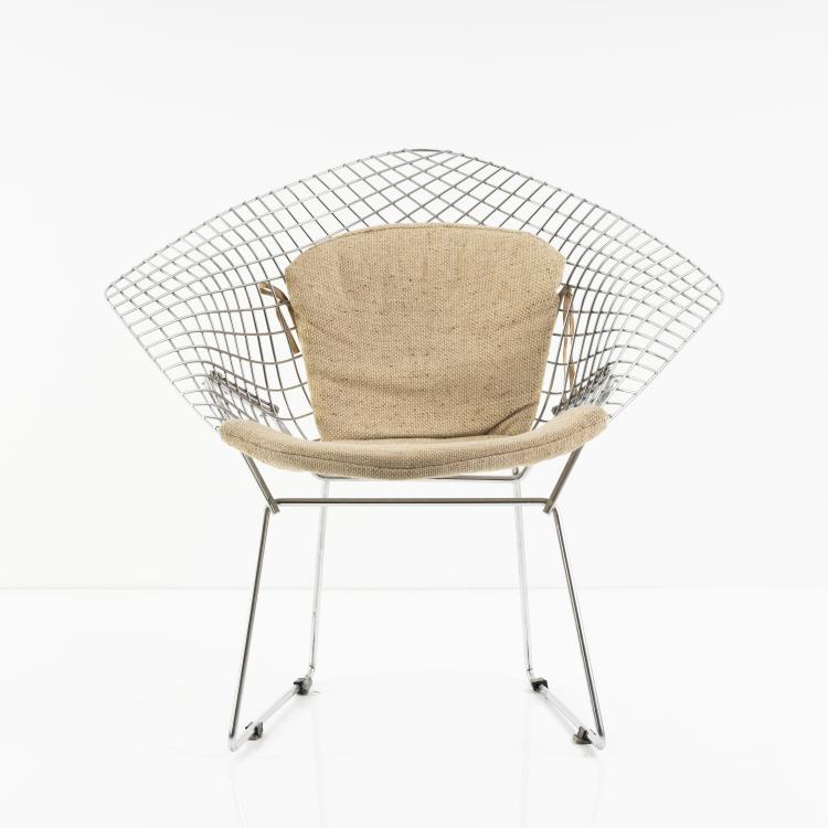 Bild 1 zu Objekt, Sessel 'Diamond chair' - '421-2', 1951, Harry Bertoia, Knoll International, New York, 152B 418