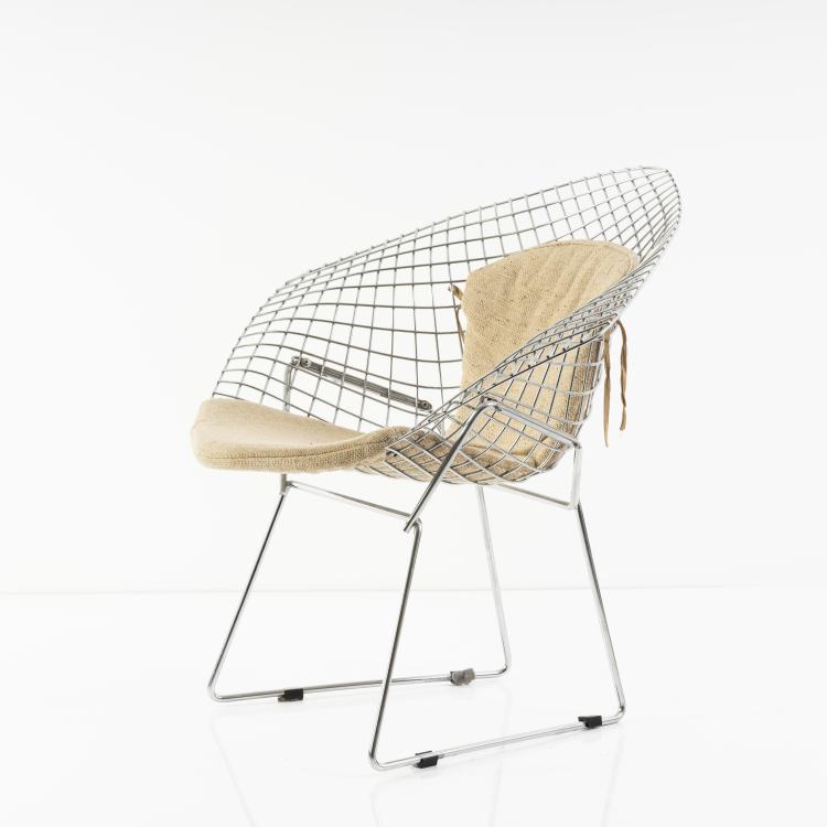 Bild 2 zu Objekt, Sessel 'Diamond chair' - '421-2', 1951, Harry Bertoia, Knoll International, New York, 152B 418