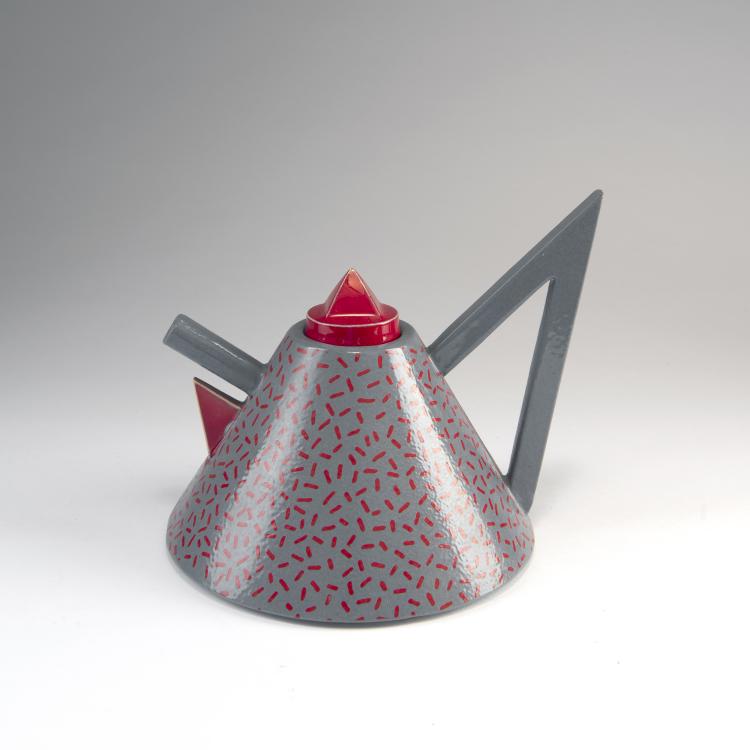 Bild 2 zu Objekt, Prototyp Teekanne 'Nefertiti', Prototyp Vase 'Tuja', 1981, Matteo Thun, Memphis, Mailand, 152A 132