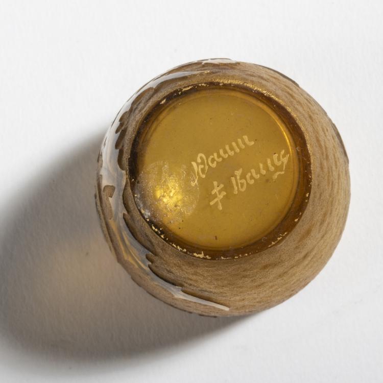 Bild 2 zu Objekt, Miniatur-Vase 'Nancy 1906', Daum Fr&egrave;res, Nancy, 153B 125