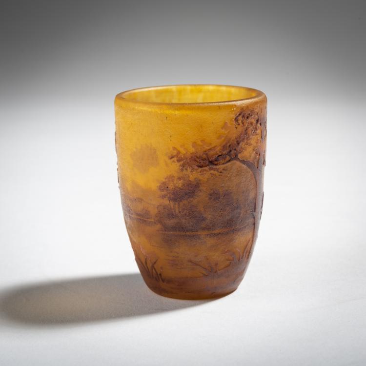 Bild 2 zu Objekt, Miniatur-Vase 'Paysage', um 1910, Daum Fr&egrave;res, Nancy, 153B 144